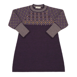 Knitted Fair Isle Dress by Lille Barn